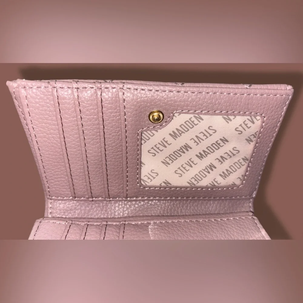 Steve Madden Blush Quilted Wallet - Picture 7 of 7
